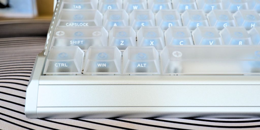 A close up of a keyboard