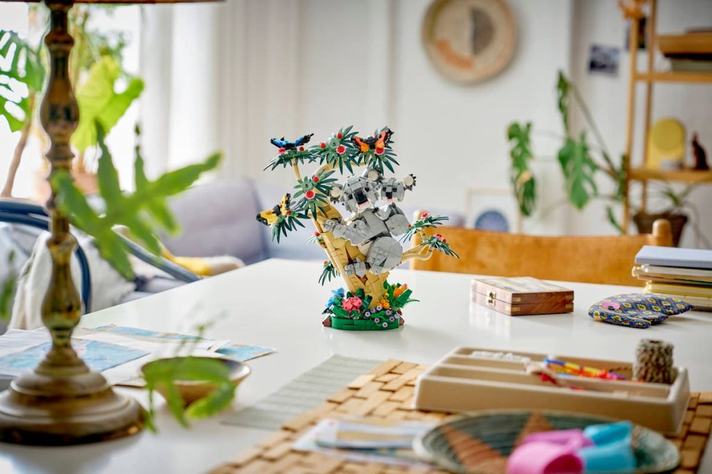 A lego figurine on a table