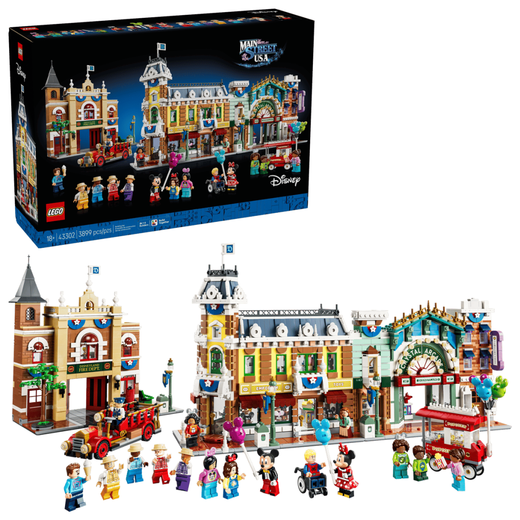 A toy building blocks and a box