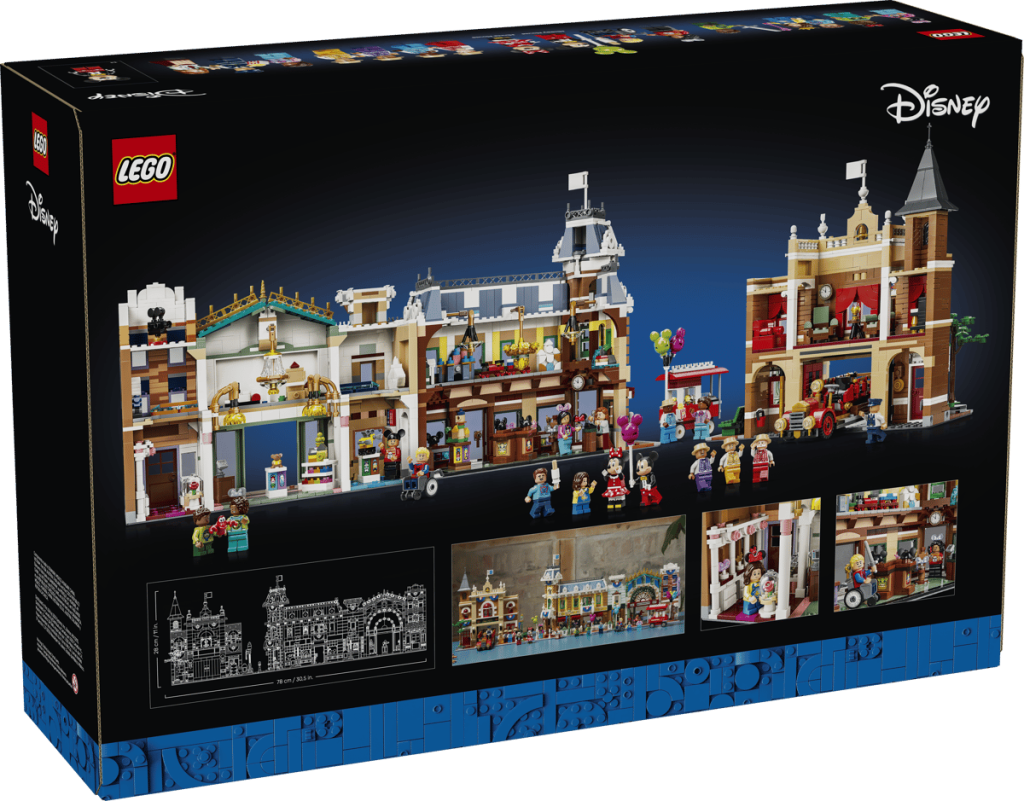 A box of lego building blocks