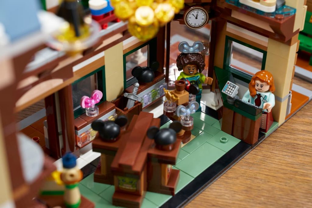 A toy building with a couple of legos