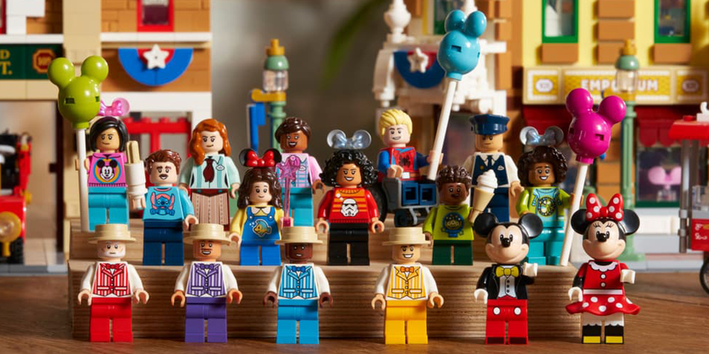 A group of toy people