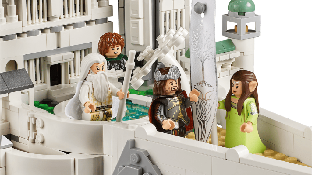 A group of lego figures