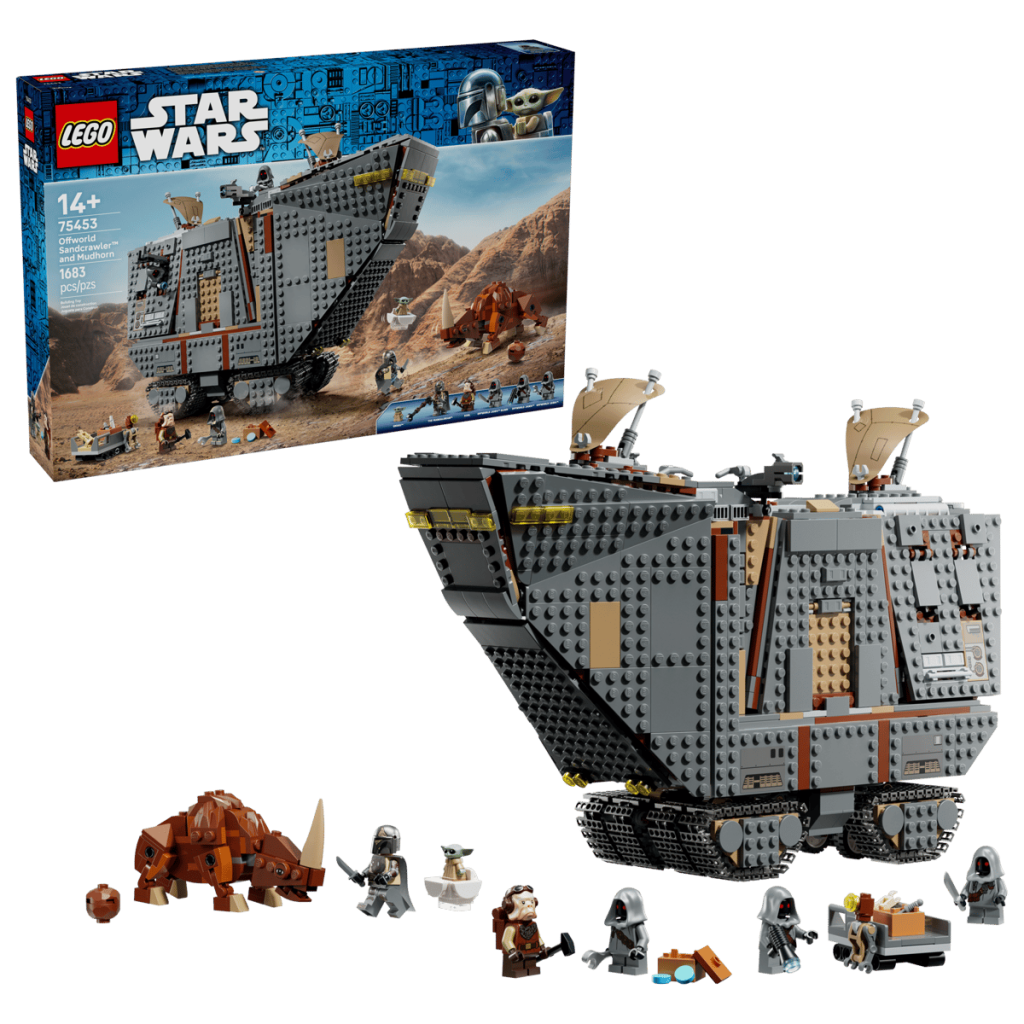 A toy box and a building set