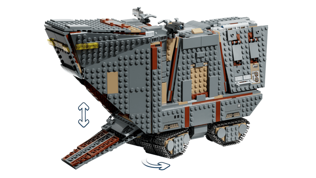 A toy tank made of legos