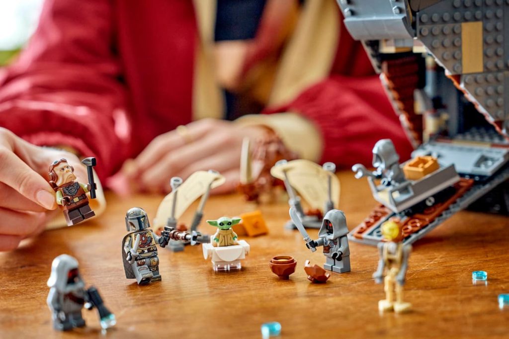A group of toys on a table