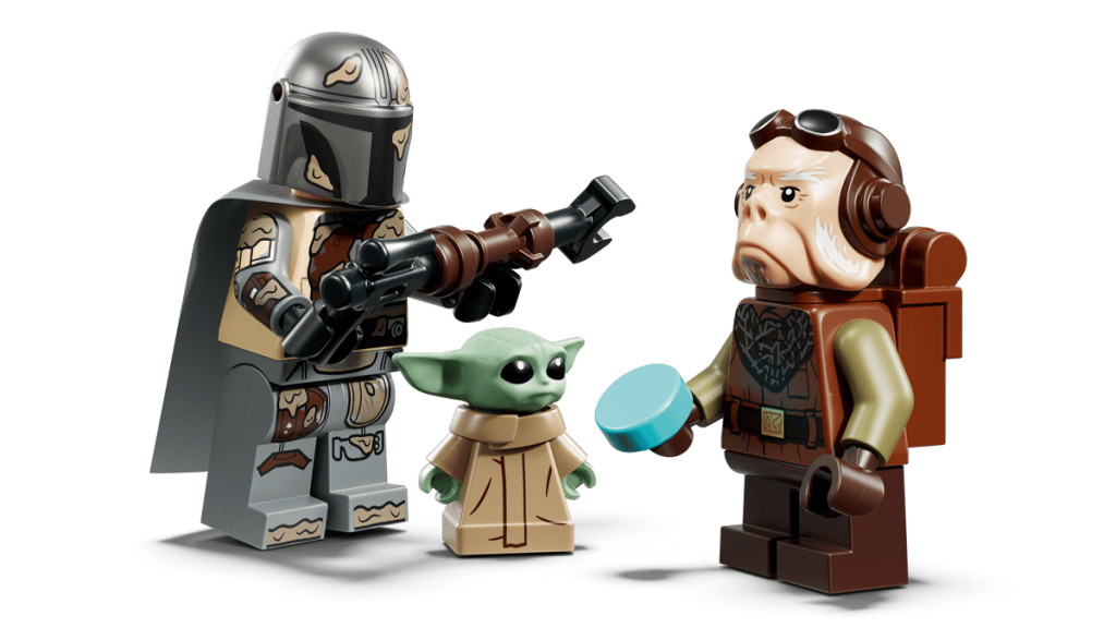 A group of toy figures