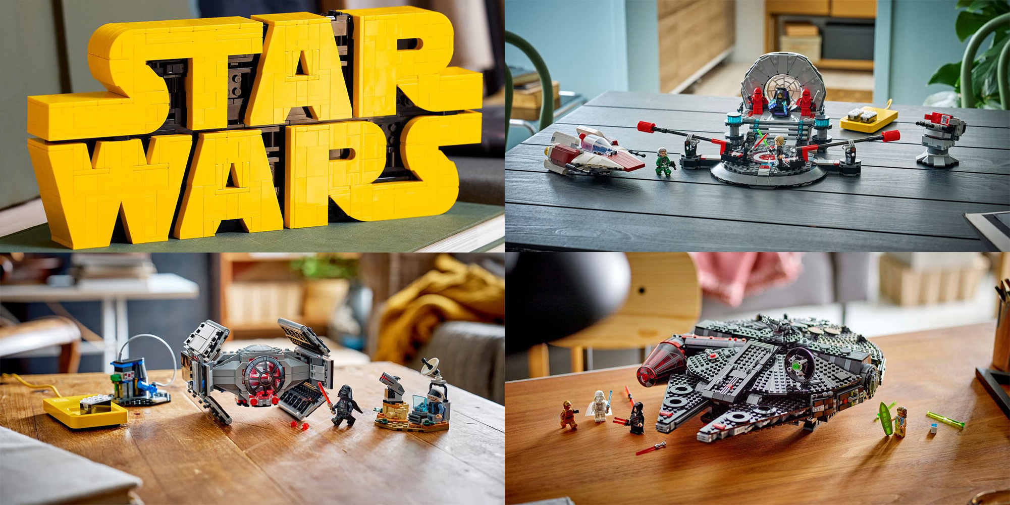 A collage of toys