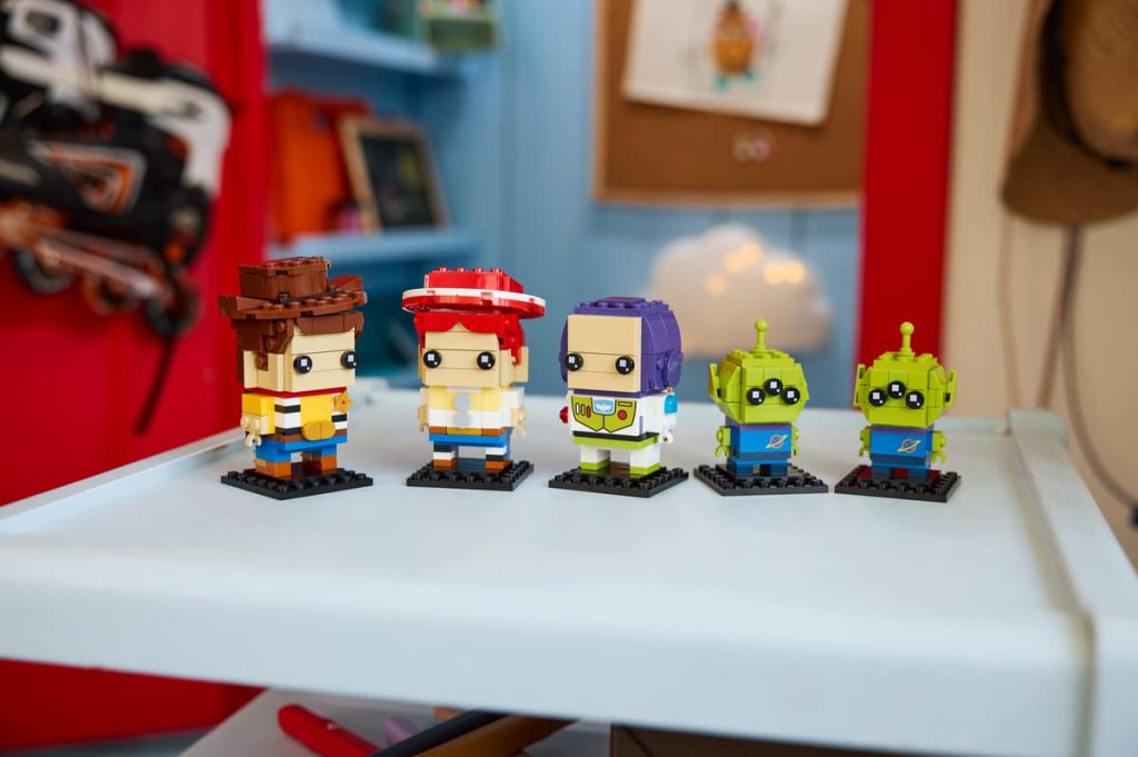 A group of toy figurines on a table