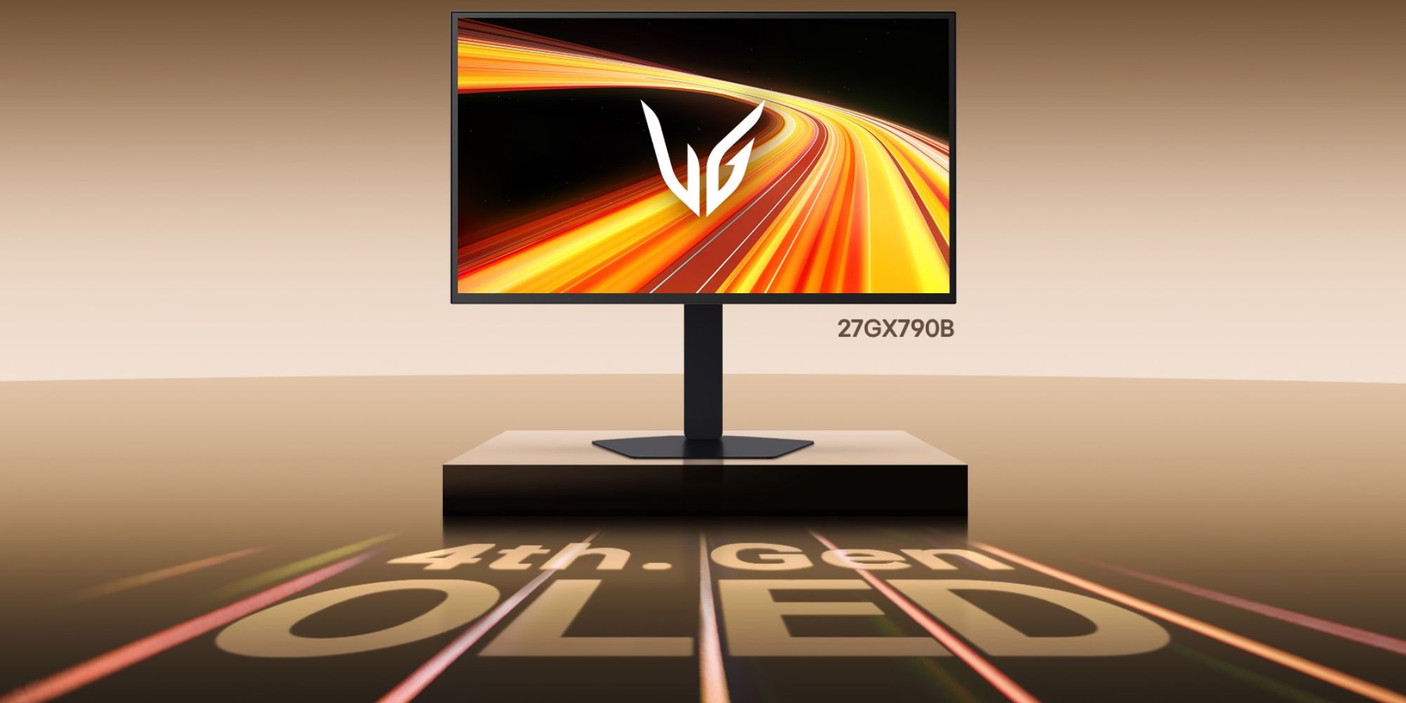 Image showing a render of LG's Ultragear monitor.