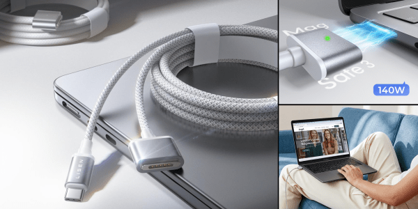 A close up of a cable