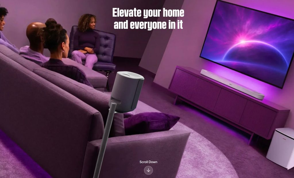 A screenshot of a home theater