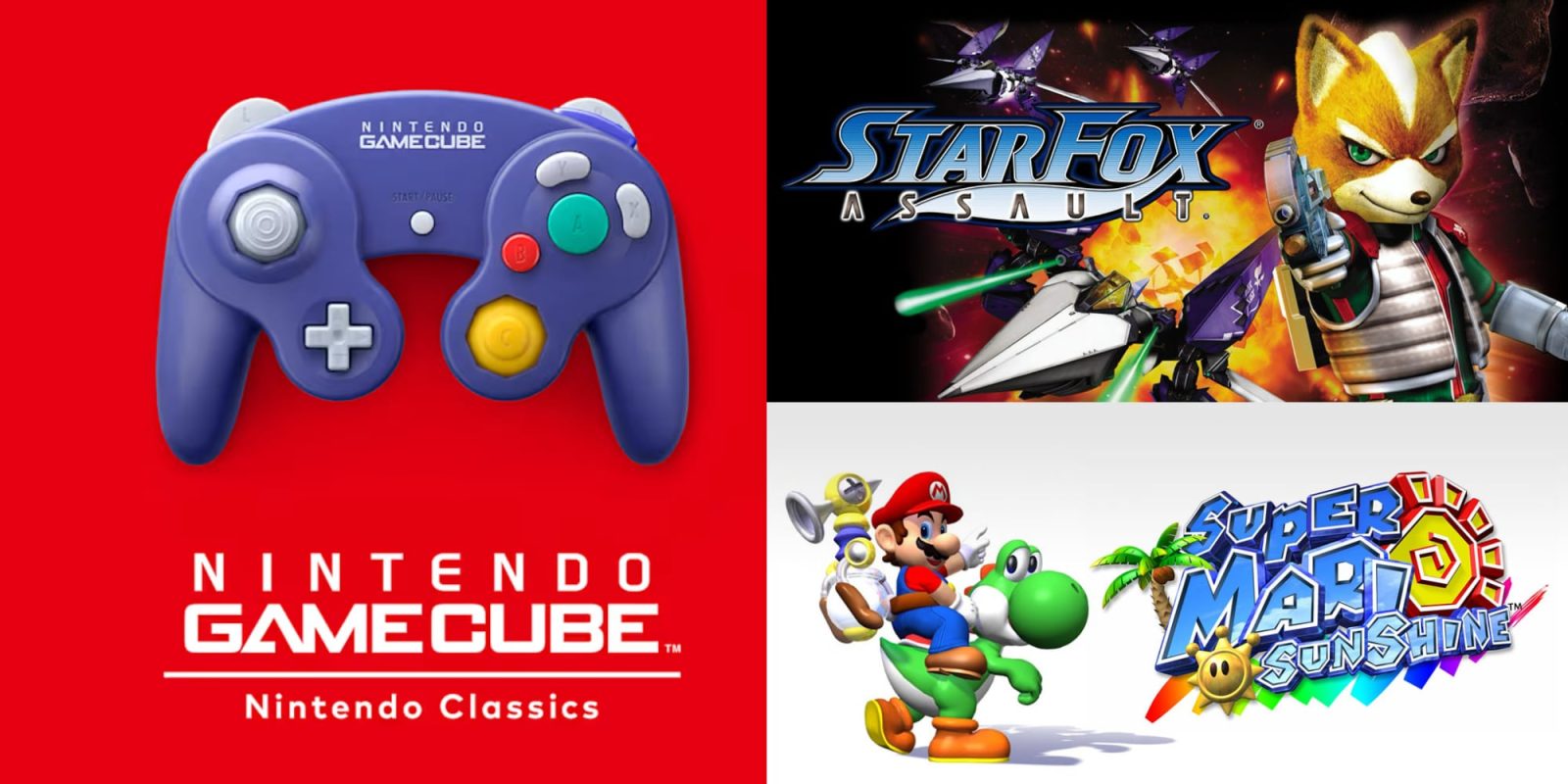 A video game controller and a poster
