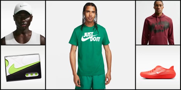 A man wearing a green shirt