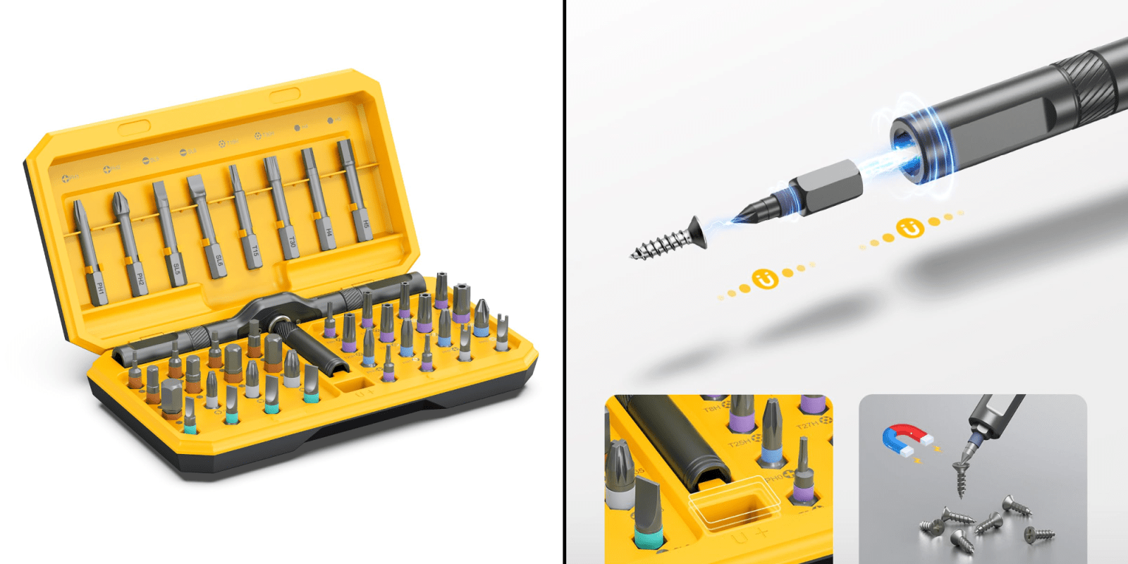 A close up of a tool box