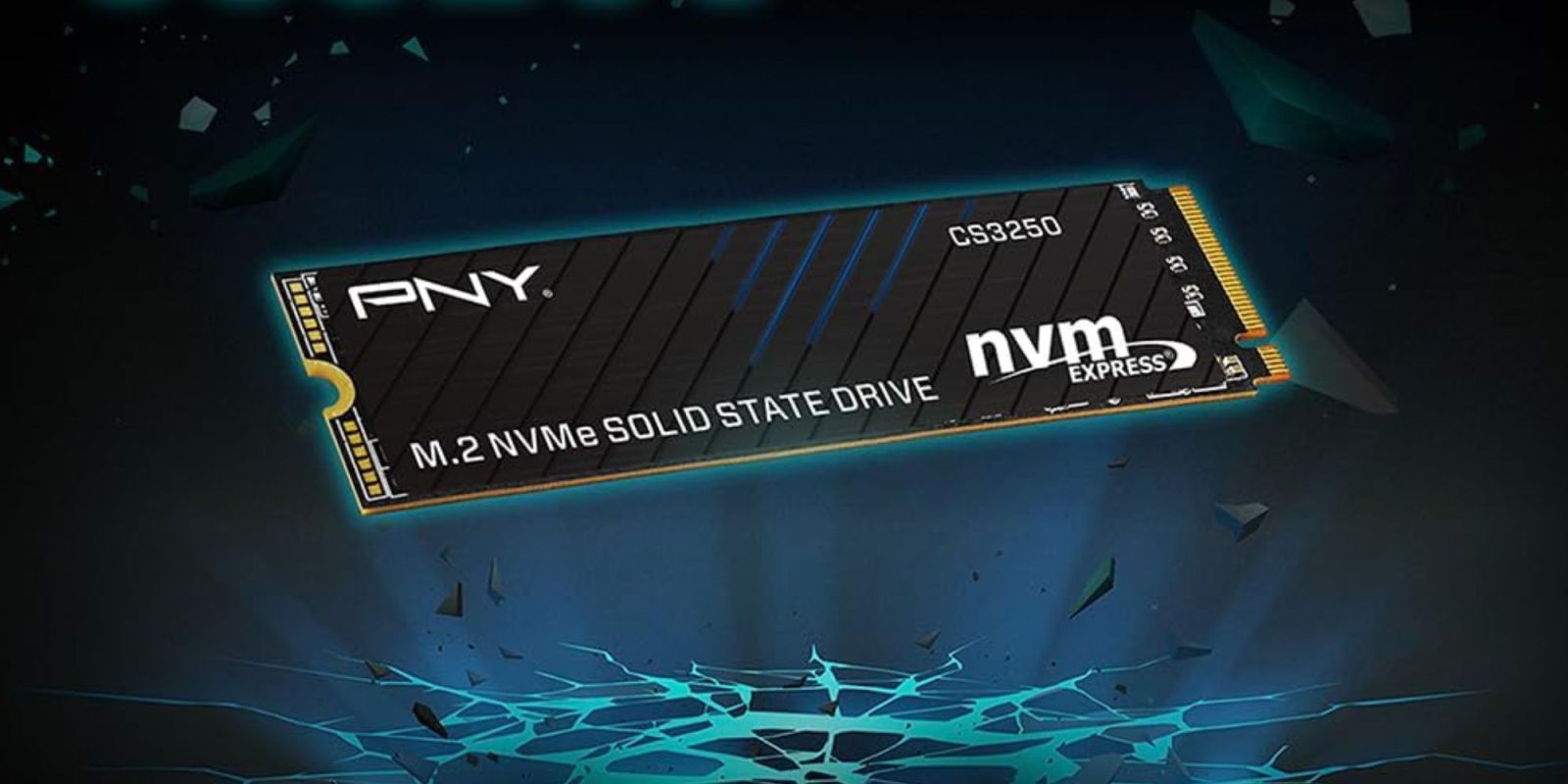 Image showing a render of PNY's Gen 5 SSD.