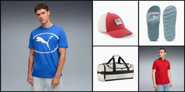 A man in a blue shirt and a red hat
