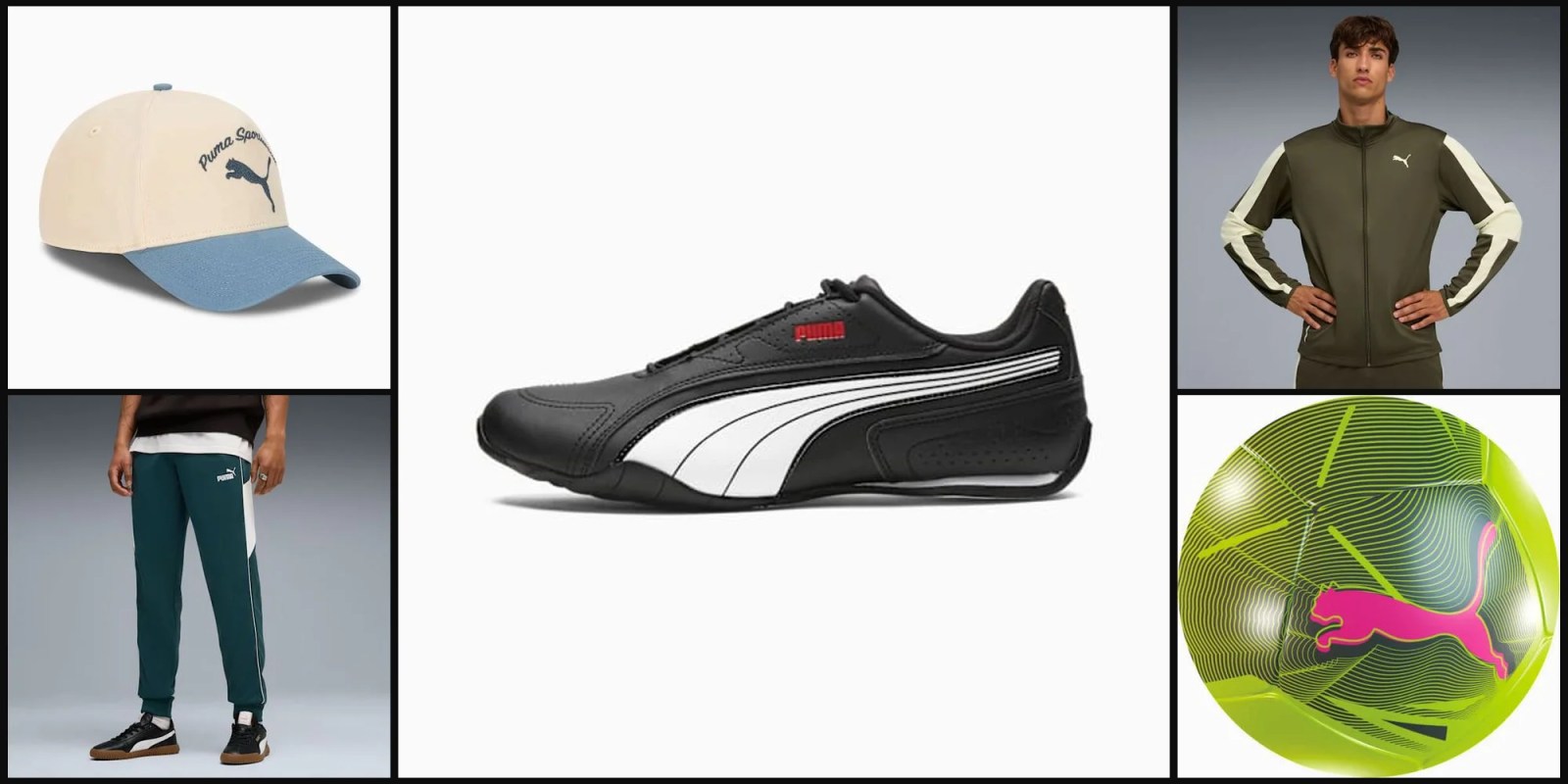 A black and white shoe