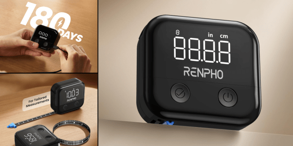 A black digital device with numbers