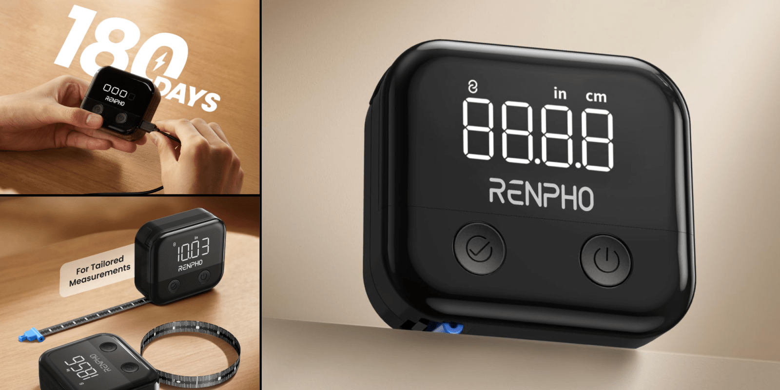 A black digital device with numbers