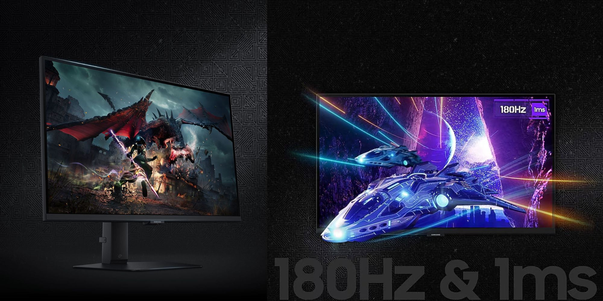 Image showing renders of Samsung's Odyssey G50D monitor.