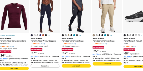 A collage of images of men's pants