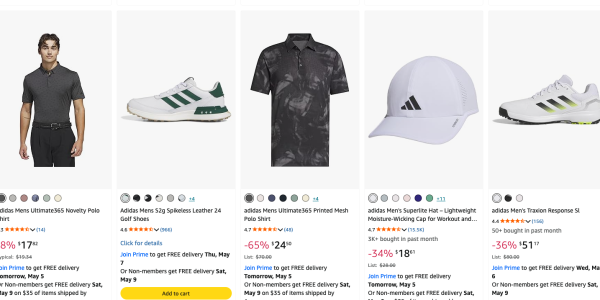 A screenshot of a store