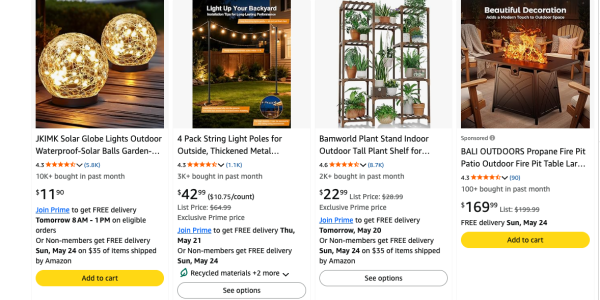A screenshot of a product