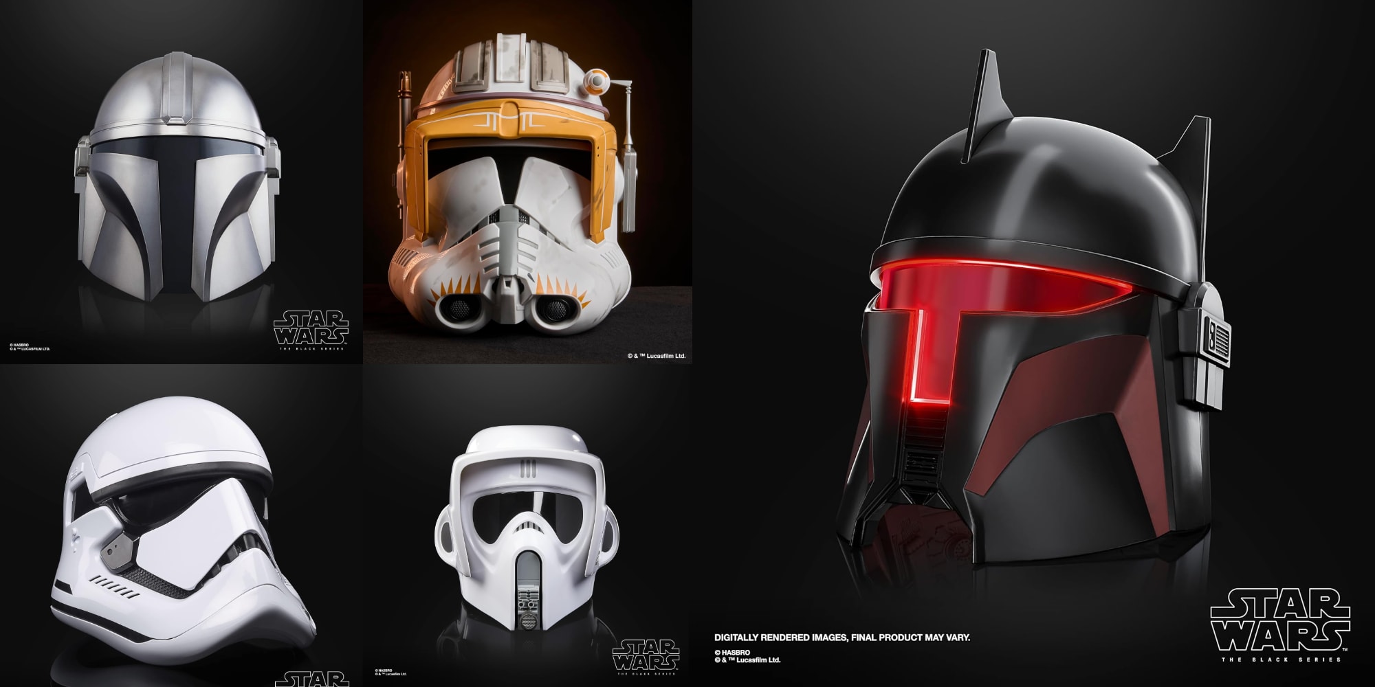 Official Star Wars Black Series Helmets up to 36% off for May the