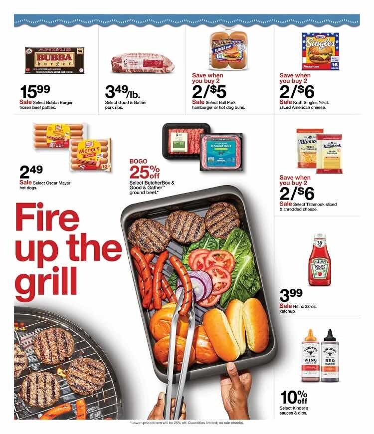 A advertisement for a grocery store