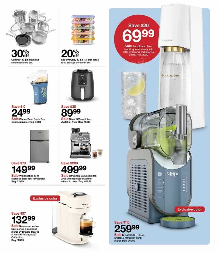 A advertisement for a kitchen appliances