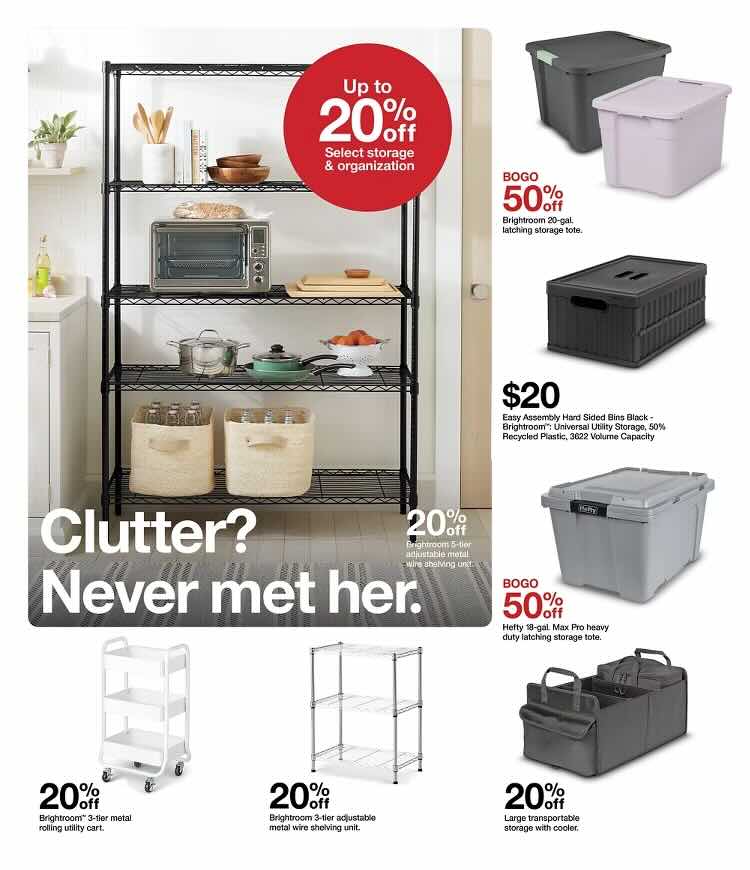 A advertisement for a storage unit
