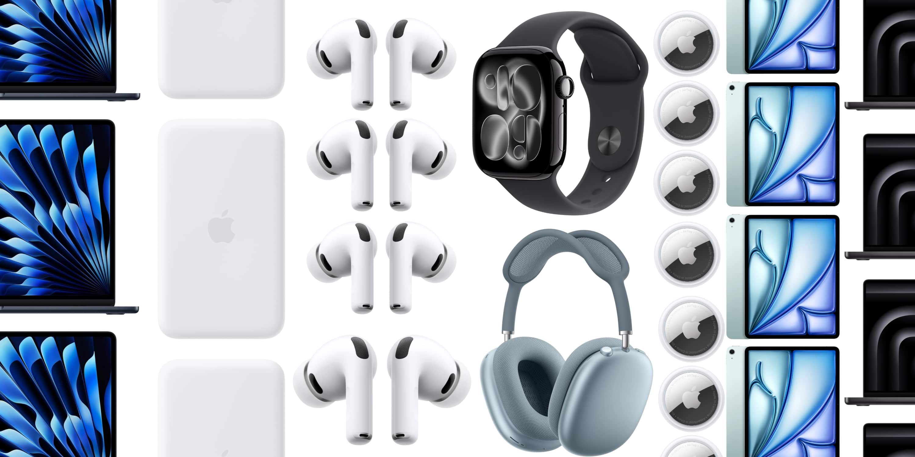 A collage of different electronic devices