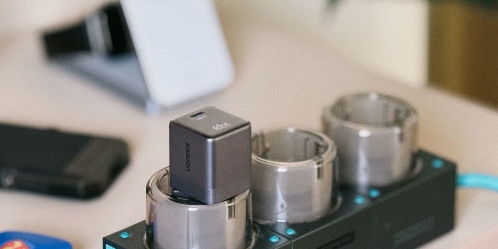 A close up of a device