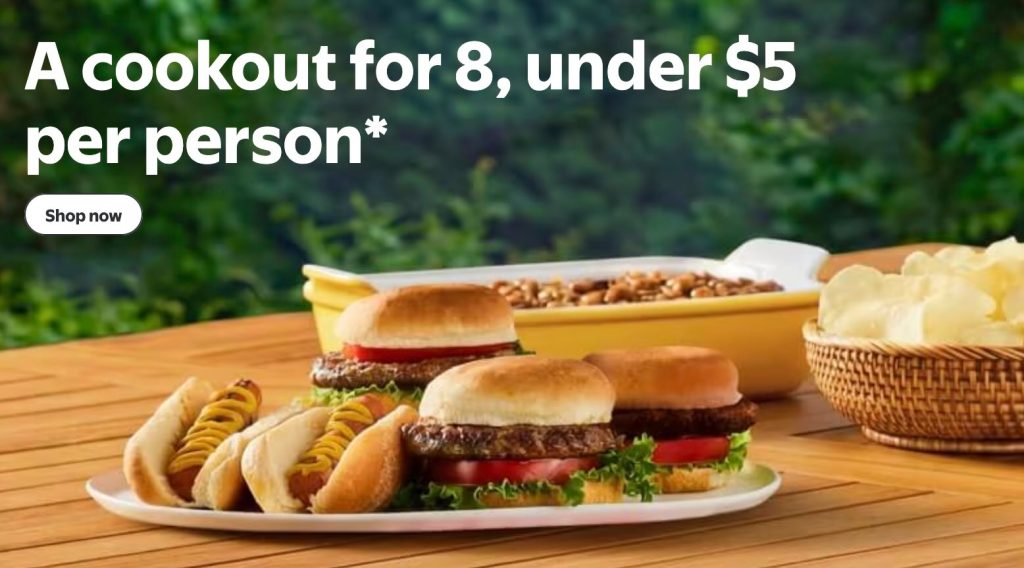 A plate of hamburgers and hot dogs