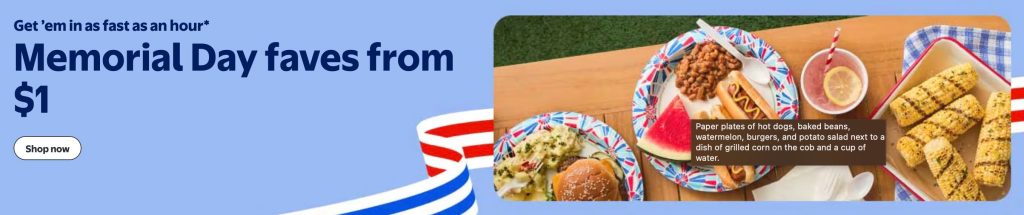 A plate of food on a table