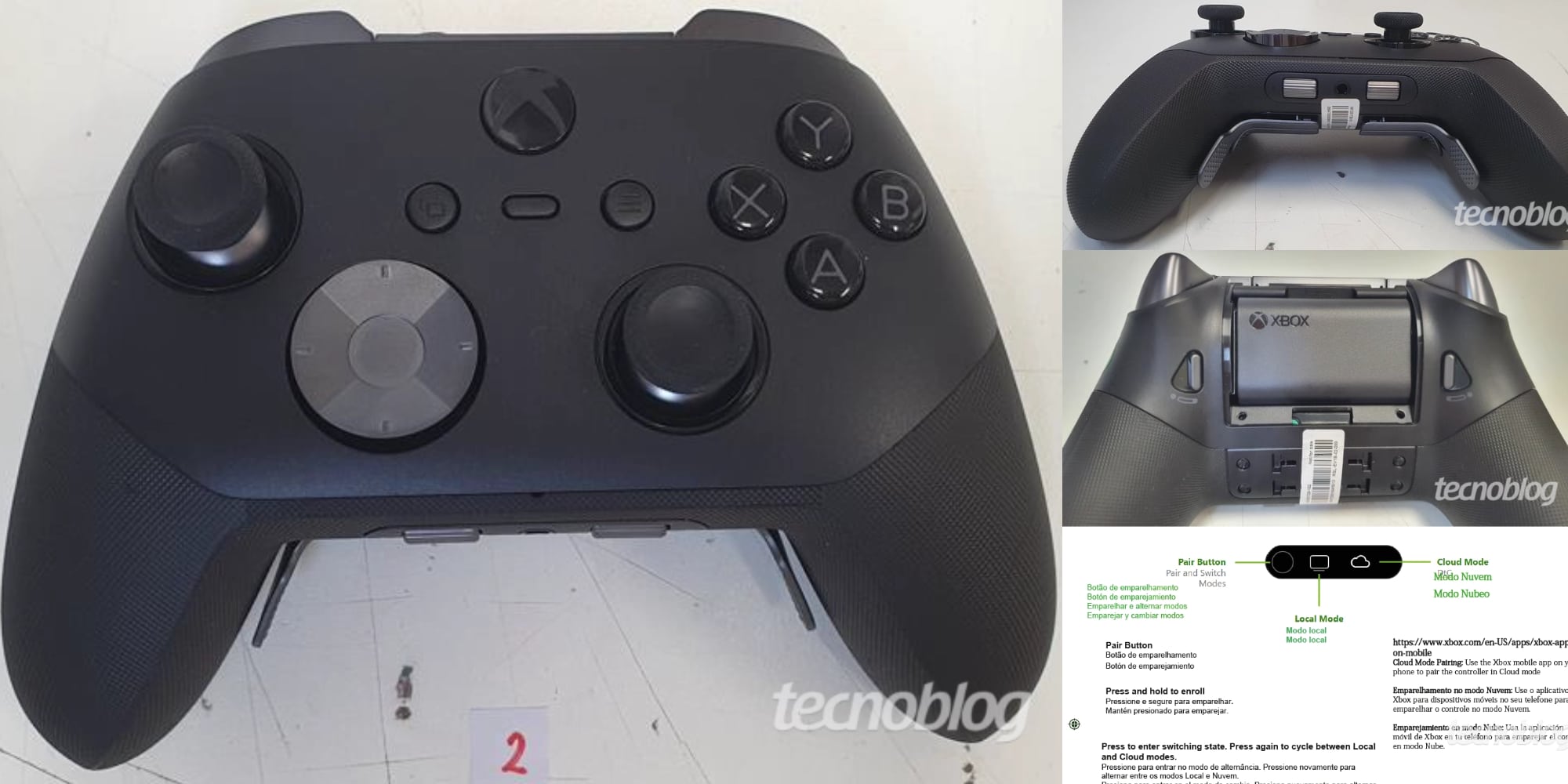 A video game controller with buttons and buttons