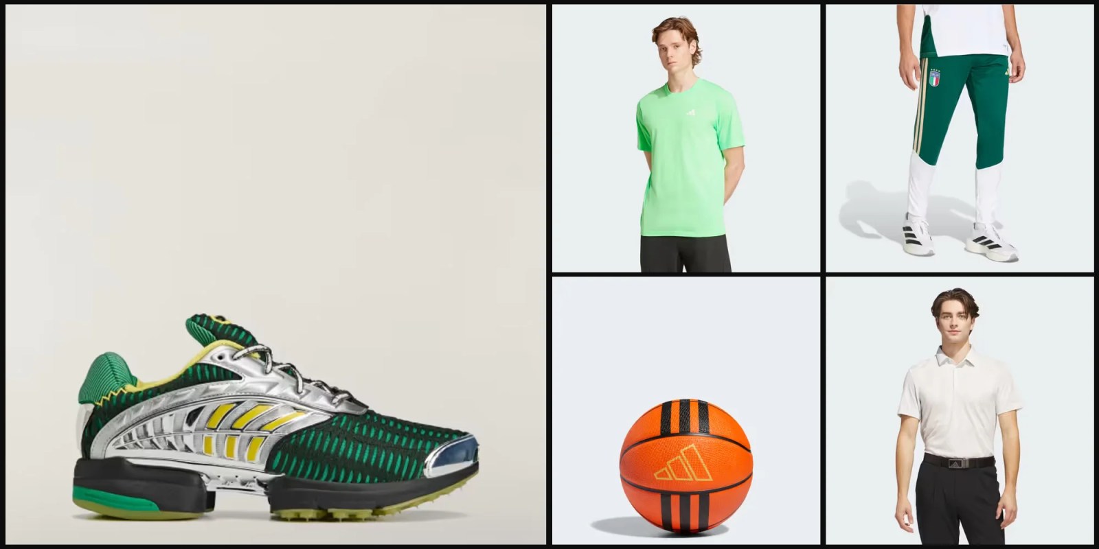 A collage of a man and a basketball