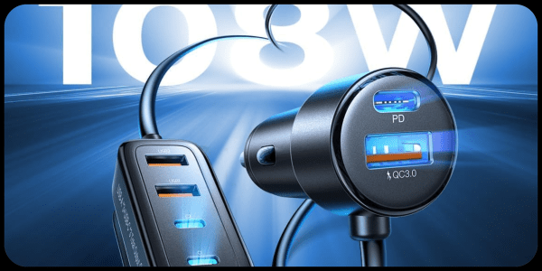 A close-up of a usb charger