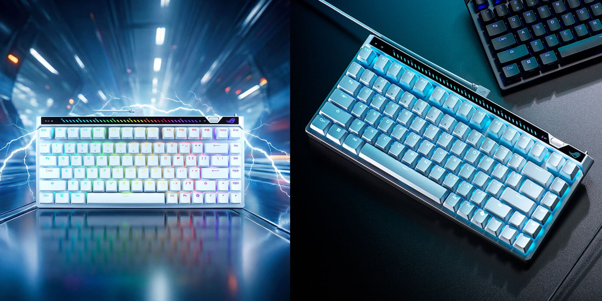 Image showing renders of ASUS' ROG Falchion gaming keyboard.