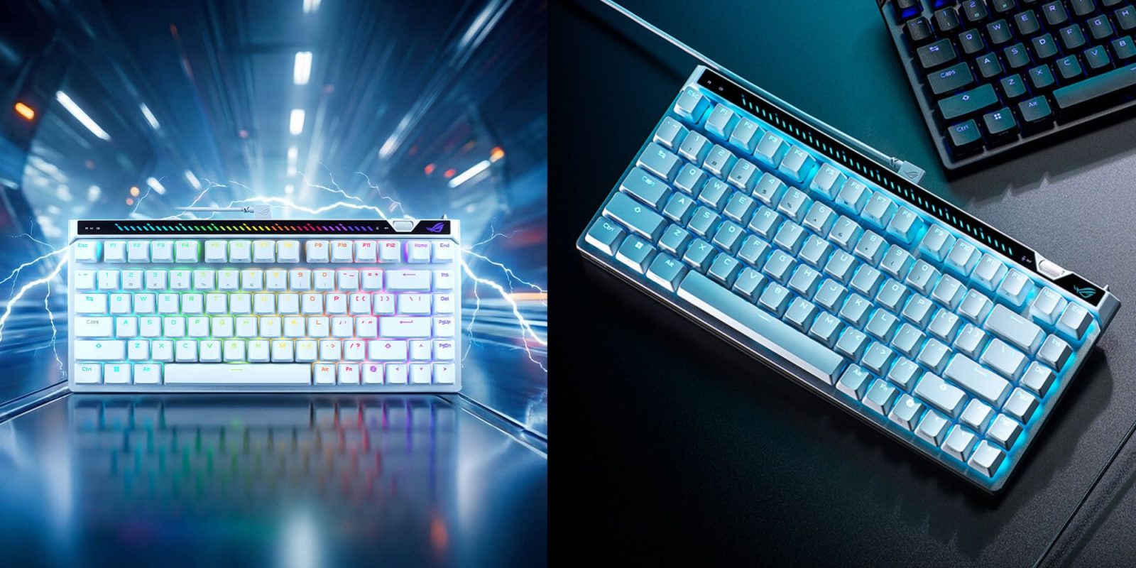 Image showing renders of ASUS' ROG Falchion gaming keyboard.