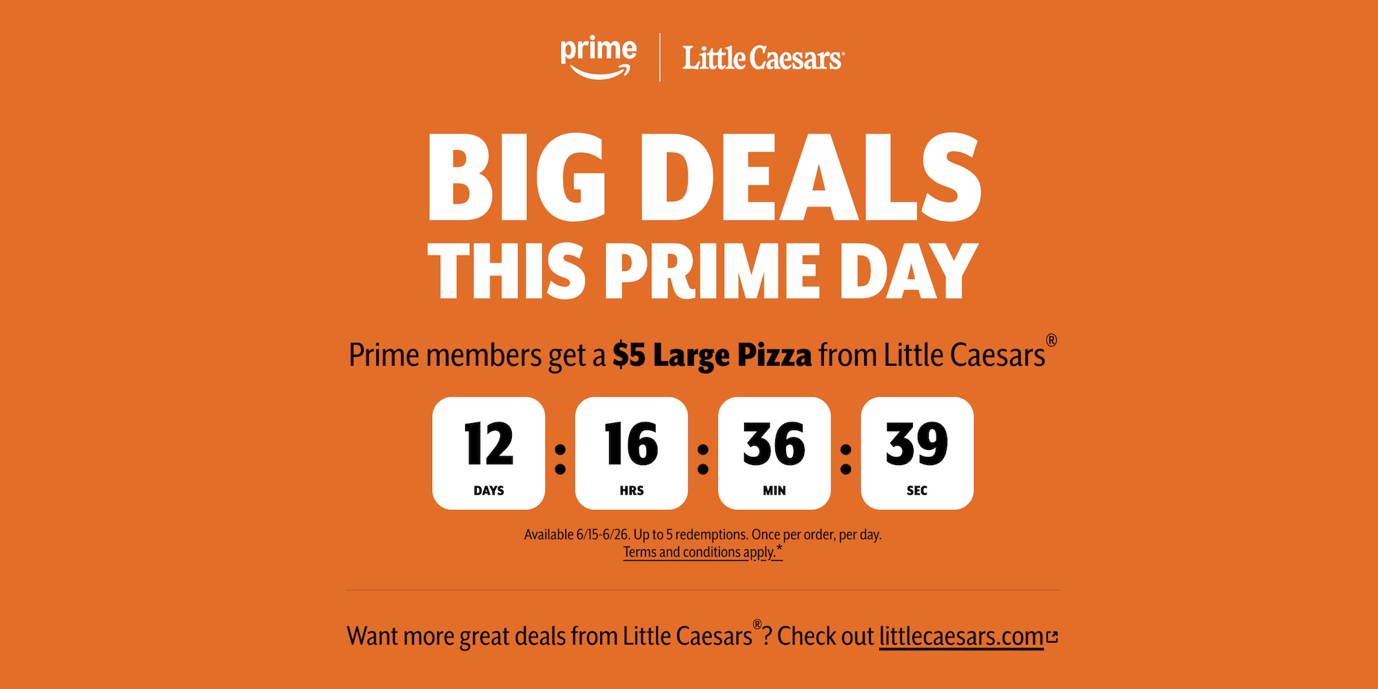 A advertisement for a pizza delivery service