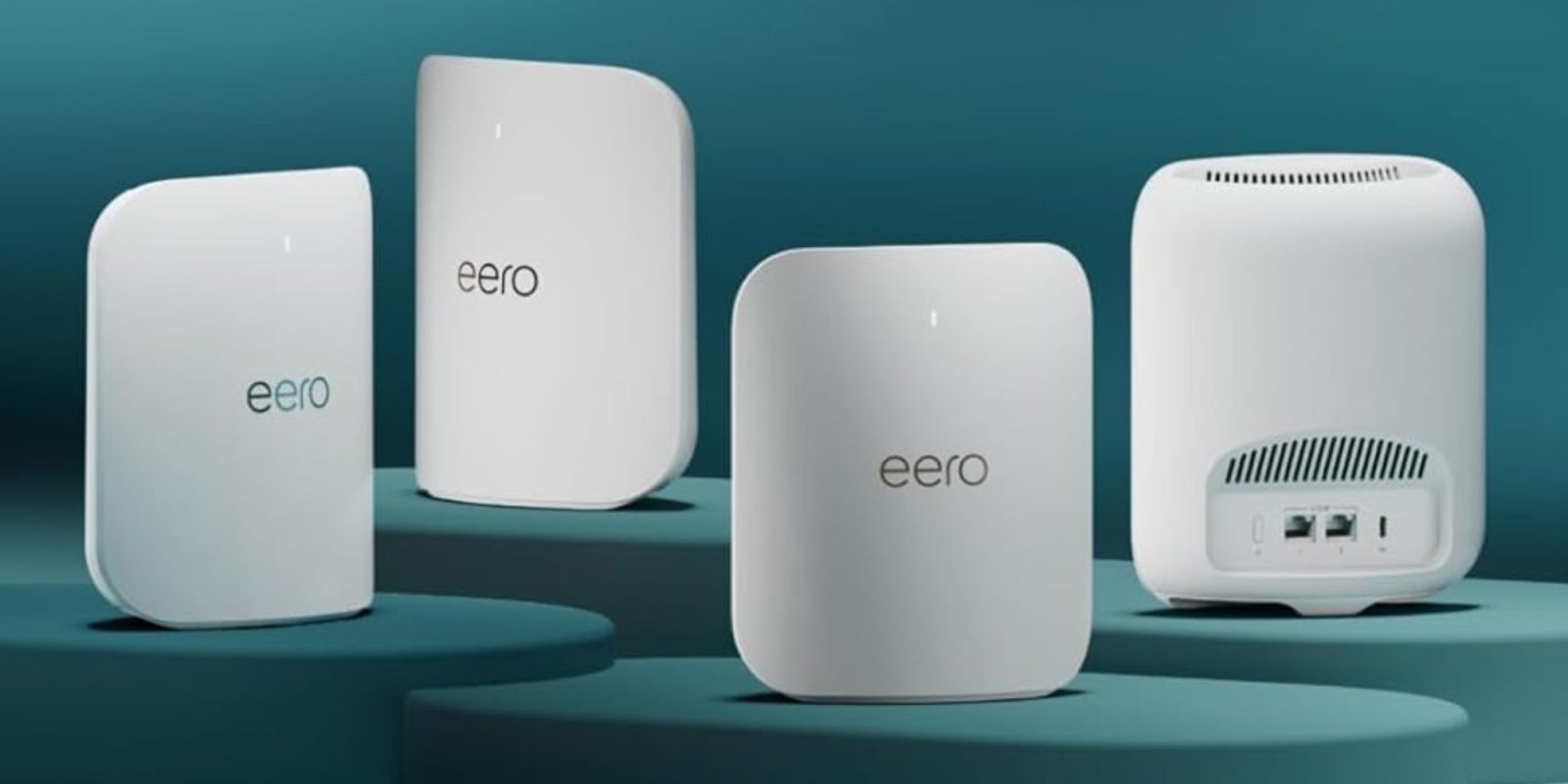 Image showing Amazon's eero 7 Pro Wi-Fi routers.