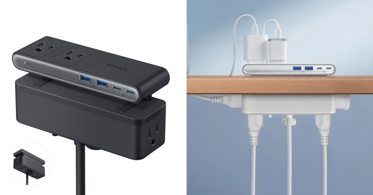 Anker’s clamp-style 10-in-1 Nano Power Strip delivers AC/USB above and below your desk, and it’s just  for fall Prime Day