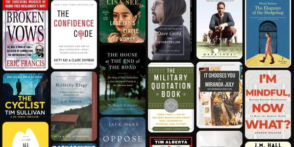 A group of books on a table