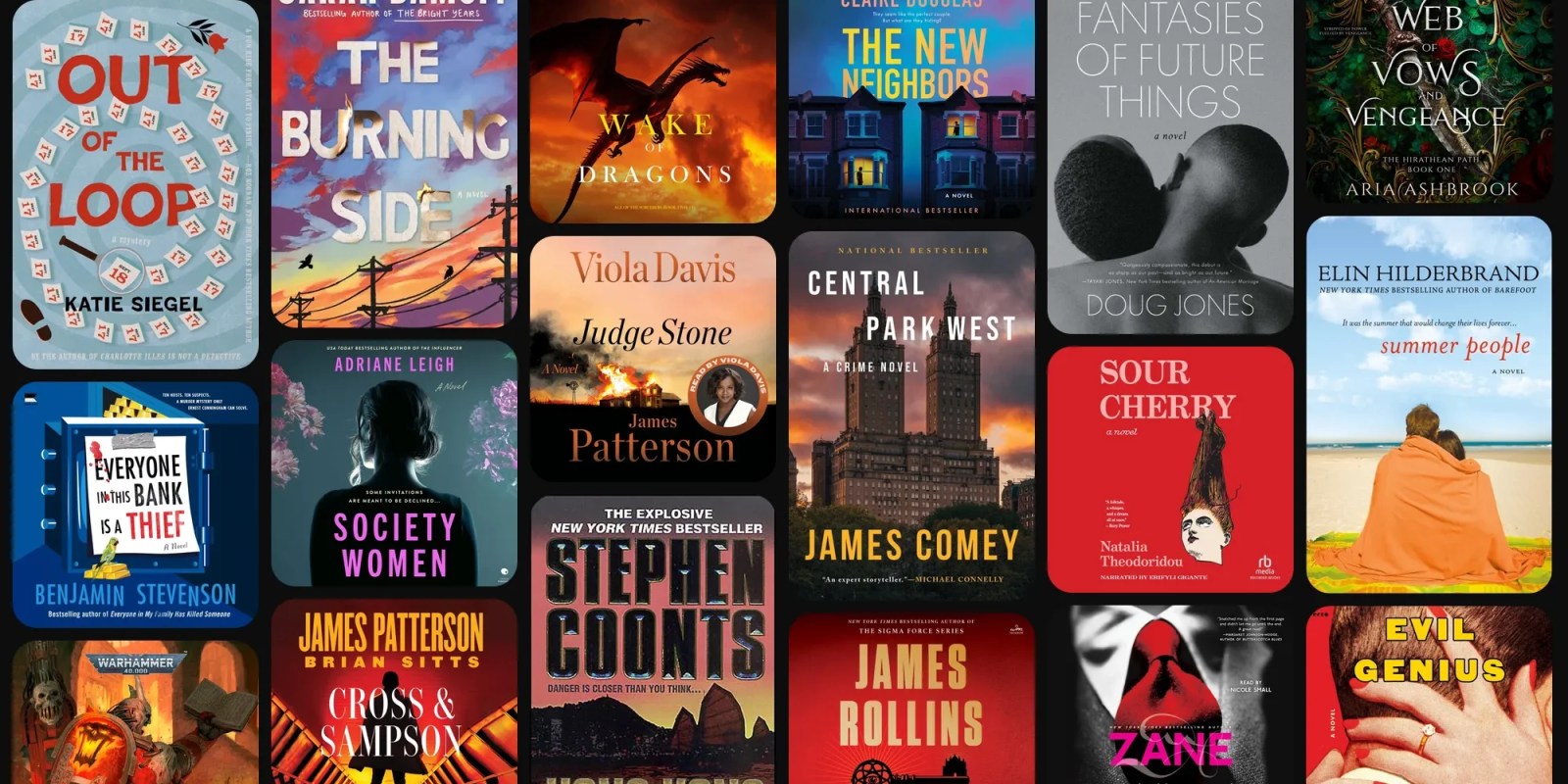 A collage of books