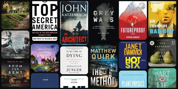 A group of books on a black background