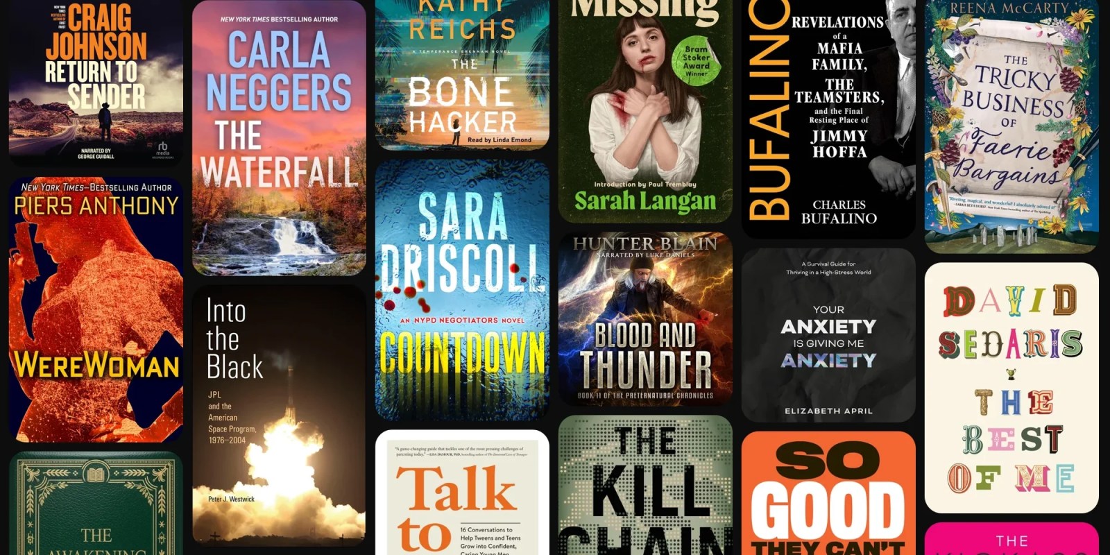 A collage of books