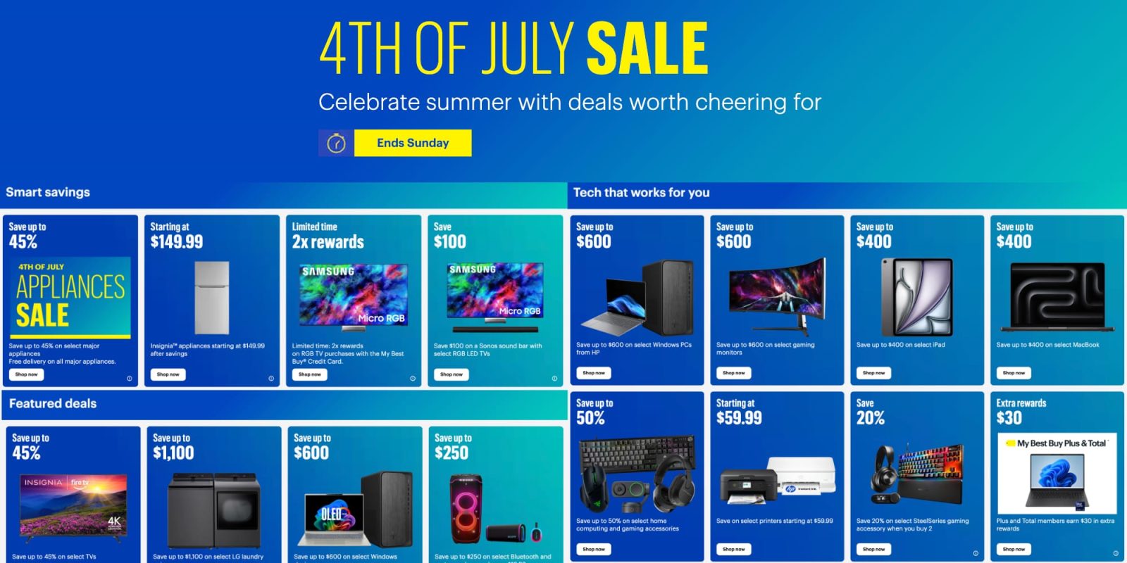 Best Buy 4th of July sale