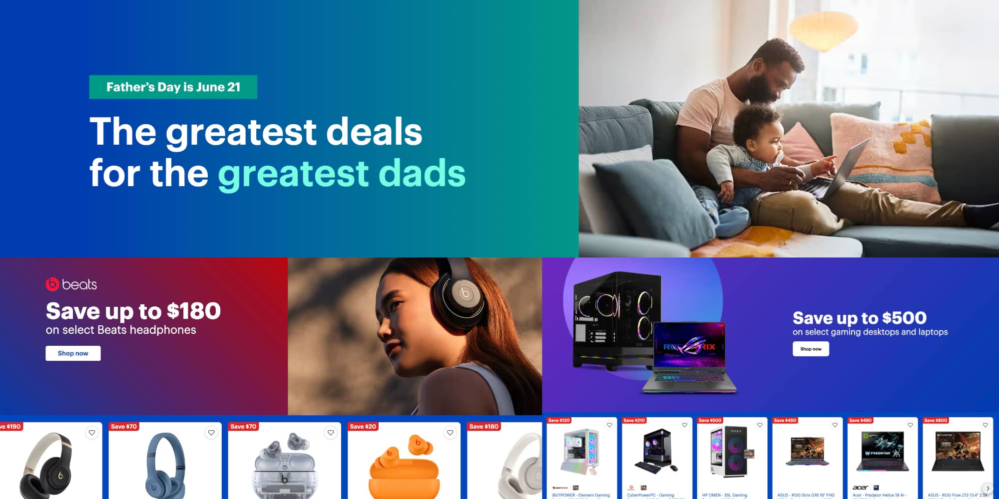 Last minute: Best Buy 2026 Father’s Day sale – Beats up to $220 off, PC gear, Apple Watch, more